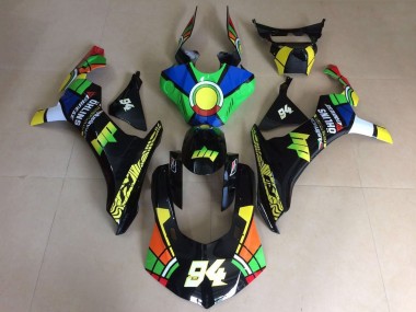 Purchase 2015-2019 Green Blue Yellow Black Red Color Wheel 94 Yamaha YZF 1000 R1 Motorcycle Fairings UK