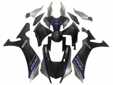 Purchase 2020-2025 Faux Carbon Fiber Silver Blue Yamaha YZF 1000 R1 Motorcycle Fairings UK