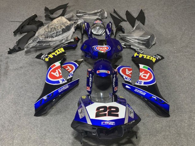 Purchase 2020-2025 Blue Black Red Pata Yamaha YZF 1000 R1 Motorcycle Fairings UK