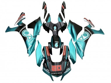 Purchase 2020-2025 Matte Turquoise Blue Matte Black Petronas Yamaha YZF 1000 R1 Motorcycle Fairings UK