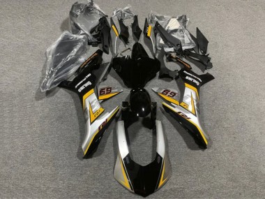 Purchase 2020-2025 Black Silver Yellow Yamaha YZF 1000 R1 Motorcycle Fairings UK