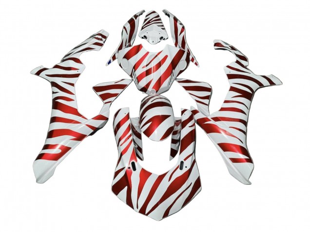Purchase 2020-2025 White Red Zebra Yamaha YZF 1000 R1 Motorcycle Fairings UK
