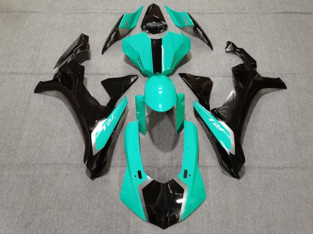 Purchase 2020-2025 Teal Blue Glossy Black Yamaha YZF 1000 R1 Motorcycle Fairings UK