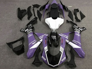 Purchase 2020-2025 Purple White Black Silver Yamaha YZF 1000 R1 Motorcycle Fairings UK
