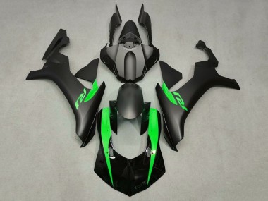 Purchase 2020-2025 Matte Black Glossy Black Green Yamaha YZF 1000 R1 Motorcycle Fairings UK
