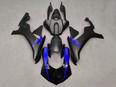 Purchase 2020-2025 Matte Black Black Blue Yamaha YZF 1000 R1 Motorcycle Fairings UK