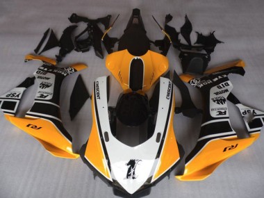 Purchase 2020-2025 Dark Yellow White Black Yamaha YZF 1000 R1 Motorcycle Fairings UK