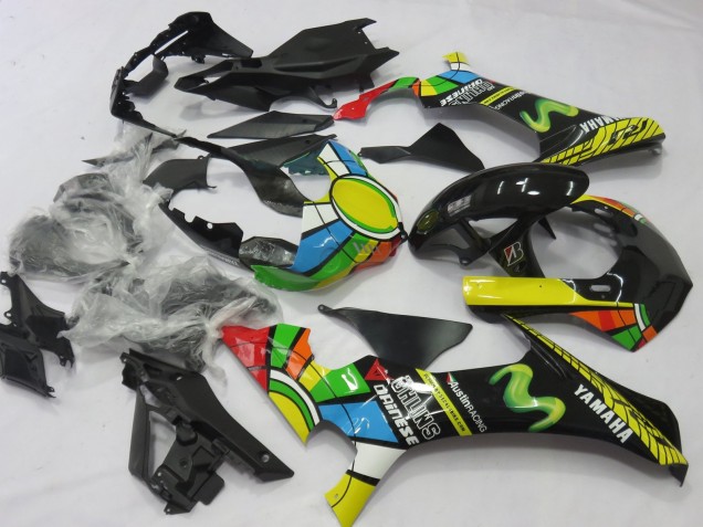 Purchase 2020-2025 Black Yellow Multi-Color Movistar Yamaha YZF 1000 R1 Motorcycle Fairings UK Purchase 2020-2025 Black Yellow Multi-Color Movistar Yamaha YZF 1000 R1 Motorcycle Fairings UK