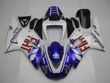 Purchase 1998-1999 White Blue Red Yellow Fiat Petronas Motul Yamaha YZF 1000 R1 Motorcycle Fairings UK
