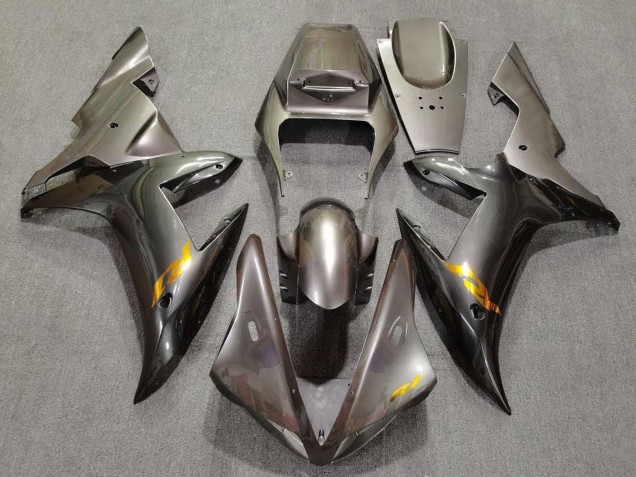 Purchase 2002-2003 Grey with Gold Decals Yamaha YZF 1000 R1 Motorcycle Fairings UK