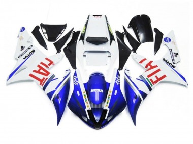 Purchase 2002-2003 White Blue Red Fiat Motul Yamaha YZF 1000 R1 Motorcycle Fairings UK