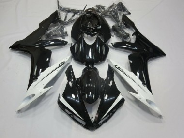 Purchase 2004-2006 Glossy Black White Yamaha YZF 1000 R1 Motorcycle Fairings UK