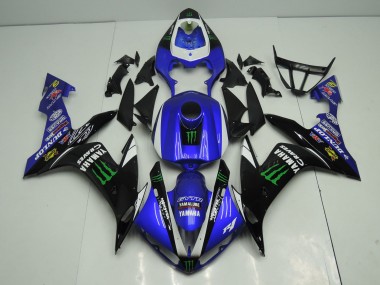 Purchase 2004-2006 Blue White Black Green Monster Energy Yamaha YZF 1000 R1 Motorcycle Fairings UK