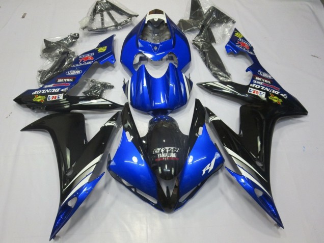 Purchase 2004-2006 Blue White Silver Black GYTR Yamalube Dunlop Yamaha YZF 1000 R1 Motorcycle Fairings UK