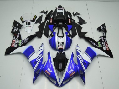 Purchase 2004-2006 Blue White Black Fimer Yamalube Yamaha YZF 1000 R1 Motorcycle Fairings UK