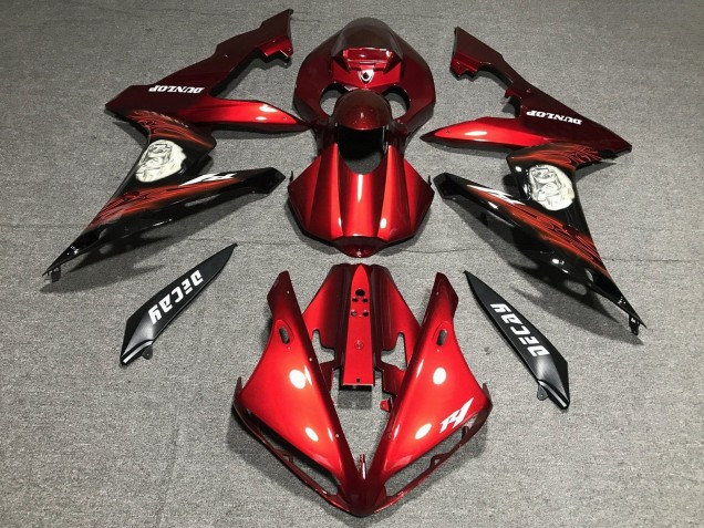 Purchase 2004-2006 Red Matte Black Yamaha YZF 1000 R1 Motorcycle Fairing UK