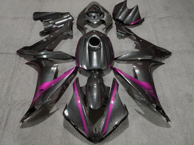 Purchase 2004-2006 Carbon Fiber Style Pink Yamaha YZF 1000 R1 Motorcycle Fairings UK