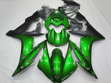 Purchase 2004-2006 Green Matte Black Yamaha YZF 1000 R1 Motorcycle Fairings UK
