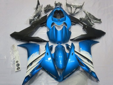 Purchase 2004-2006 Light Blue White Matte Black Yamaha YZF 1000 R1 Motorcycle Fairings UK