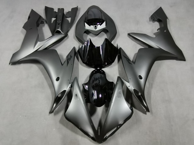 Purchase 2004-2006 Matte Silver Glossy Black Yamaha YZF 1000 R1 Motorcycle Fairings UK