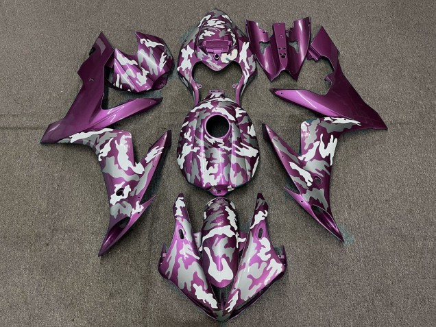 Purchase 2004-2006 Light Purple White Grey Camouflage Yamaha YZF 1000 R1 Motorcycle Fairings UK