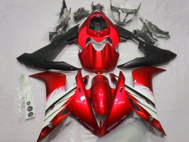 Purchase 2004-2006 Red White Matte Black Yamaha YZF 1000 R1 Motorcycle Fairings UK