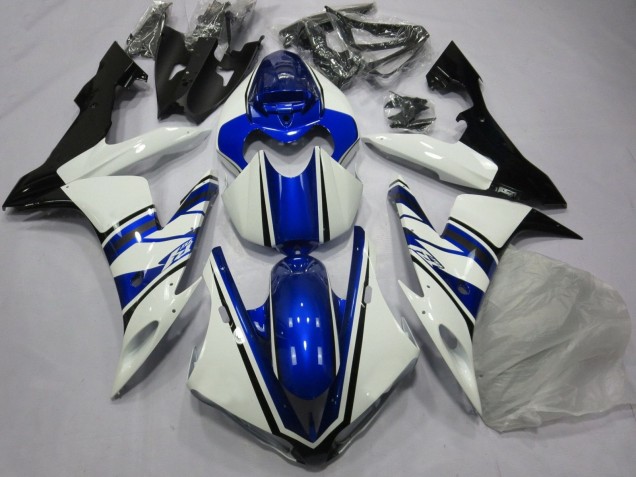 Purchase 2004-2006 White Blue Black Yamaha YZF 1000 R1 Motorcycle Fairing UK