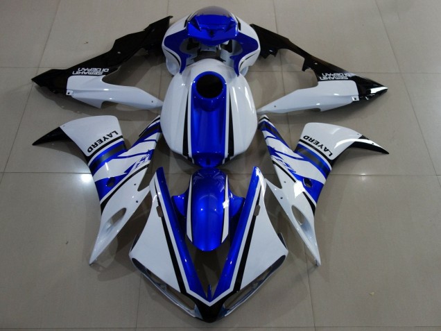 Purchase 2004-2006 White Blue Black Yamaha YZF 1000 R1 Motorcycle Fairings UK