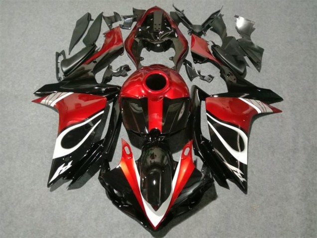 Purchase 2007-2008 Red White Black Yamaha YZF 1000 R1 Motorcycle Fairings UK