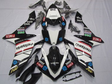 Purchase 2007-2008 Glossy Black White Red Blue Volvo Sterilgarda Fimer Yamaha YZF 1000 R1 Motorcycle Fairings UK