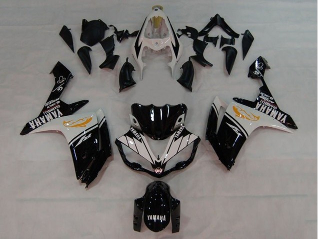 Purchase 2007-2008 White Black Orange Dolphin Yamaha YZF 1000 R1 Motorcycle Fairings UK