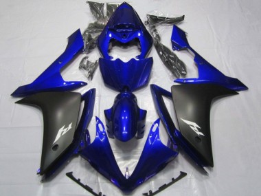 Purchase 2007-2008 Blue Matte Black Yamaha YZF 1000 R1 Motorcycle Fairings UK