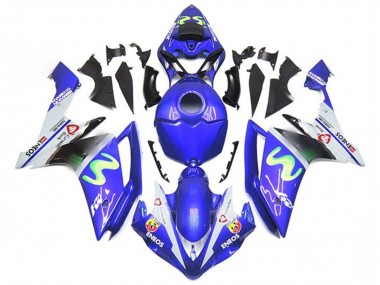 Purchase 2007-2008 Blue White Green ENEOS Yamaha YZF 1000 R1 Motorcycle Fairings UK