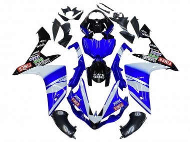 Purchase 2007-2008 Blue White Black Volvo Fimer Yamalube Yamaha YZF 1000 R1 Motorcycle Fairings UK