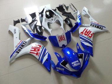 Purchase 2007-2008 White Blue Red Fiat Yamaha YZF 1000 R1 Motorcycle Fairing UK