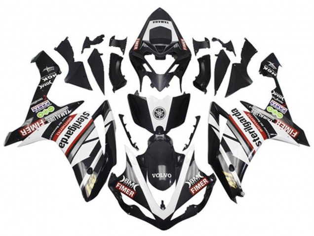 Purchase 2007-2008 White Red Black Volvo Fimer Yamalube Sterilgarda Yamaha YZF 1000 R1 Motorcycle Fairings UK