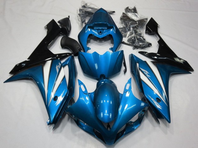 Purchase 2007-2008 Blue White Black Yamaha YZF 1000 R1 Motorcycle Fairings UK