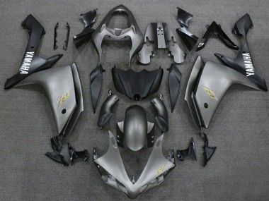 Purchase 2007-2008 Dark Silver Matte Black Yamaha YZF 1000 R1 Motorcycle Fairings UK