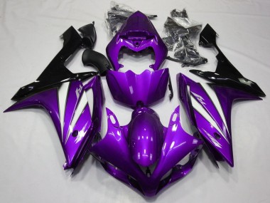 Purchase 2007-2008 Purple White Black Yamaha YZF 1000 R1 Motorcycle Fairings UK