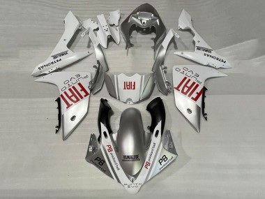 Purchase 2007-2008 Silver White Red Fiat Yamaha YZF 1000 R1 Motorcycle Fairings UK