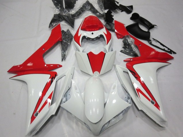 Purchase 2007-2008 White Red Yamaha YZF 1000 R1 Motorcycle Fairing UK