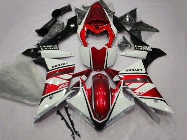 Purchase 2007-2008 White Red Black Layerd Yamaha YZF 1000 R1 Motorcycle Fairings UK