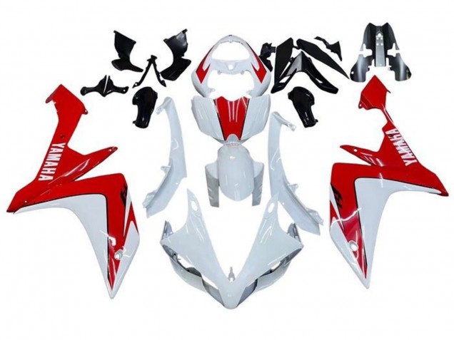Purchase 2007-2008 White Red Yamaha YZF 1000 R1 Motorcycle Fairings UK