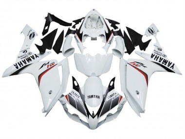 Purchase 2007-2008 White Red Black Stripe M1 Yamaha YZF 1000 R1 Motorcycle Fairings UK