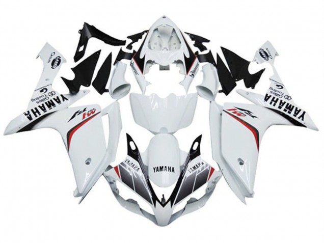 Purchase 2007-2008 White Red Black Stripe M1 Yamaha YZF 1000 R1 Motorcycle Fairings UK
