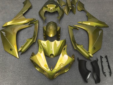 Purchase 2007-2008 Yellow Olive Yamaha YZF 1000 R1 Motorcycle Fairings UK