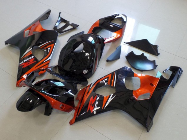 Purchase 2004-2005 Glossy Black Orange Suzuki GSXR 600 / GSXR 750 Motorcycle Fairings UK