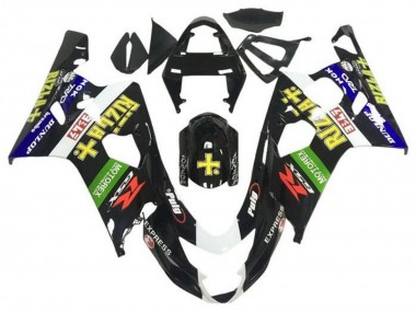 Purchase 2004-2005 Glossy Black Blue Green Yellow Rizla Suzuki GSXR 600 / GSXR 750 Motorcycle Fairings UK