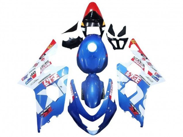 Purchase 2004-2005 Blue White Red Motul Suzuki GSXR 600 / GSXR 750 Motorcycle Fairings UK
