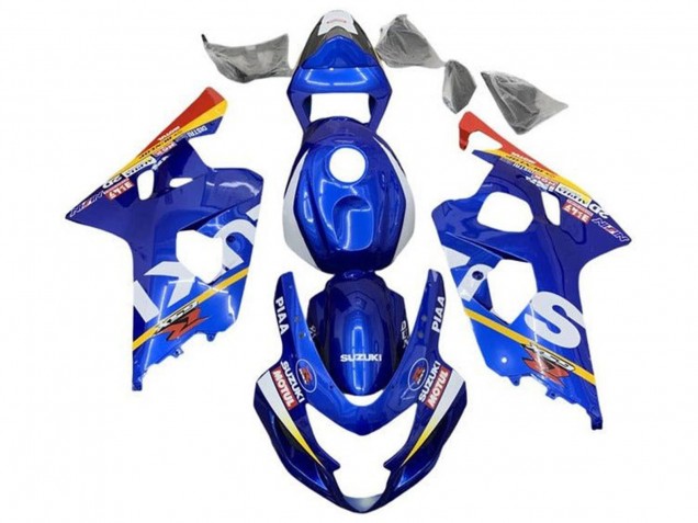 Purchase 2004-2005 Blue White Yellow Red Suzuki GSXR 600 / GSXR 750 Motorcycle Fairings UK